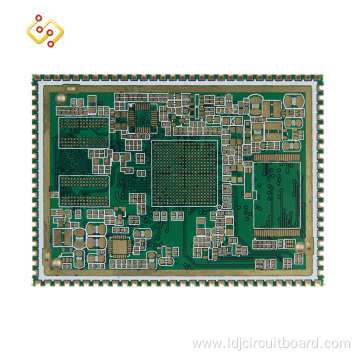 8Layers Rigid Circuit Board Fabrication Half-hole Module PCB